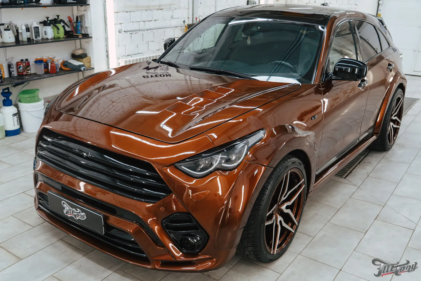 Полировка и покрытие керамикой Infiniti QX70